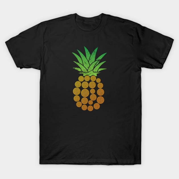 Pineapple Golfball T-Shirt by MAGDY STORE